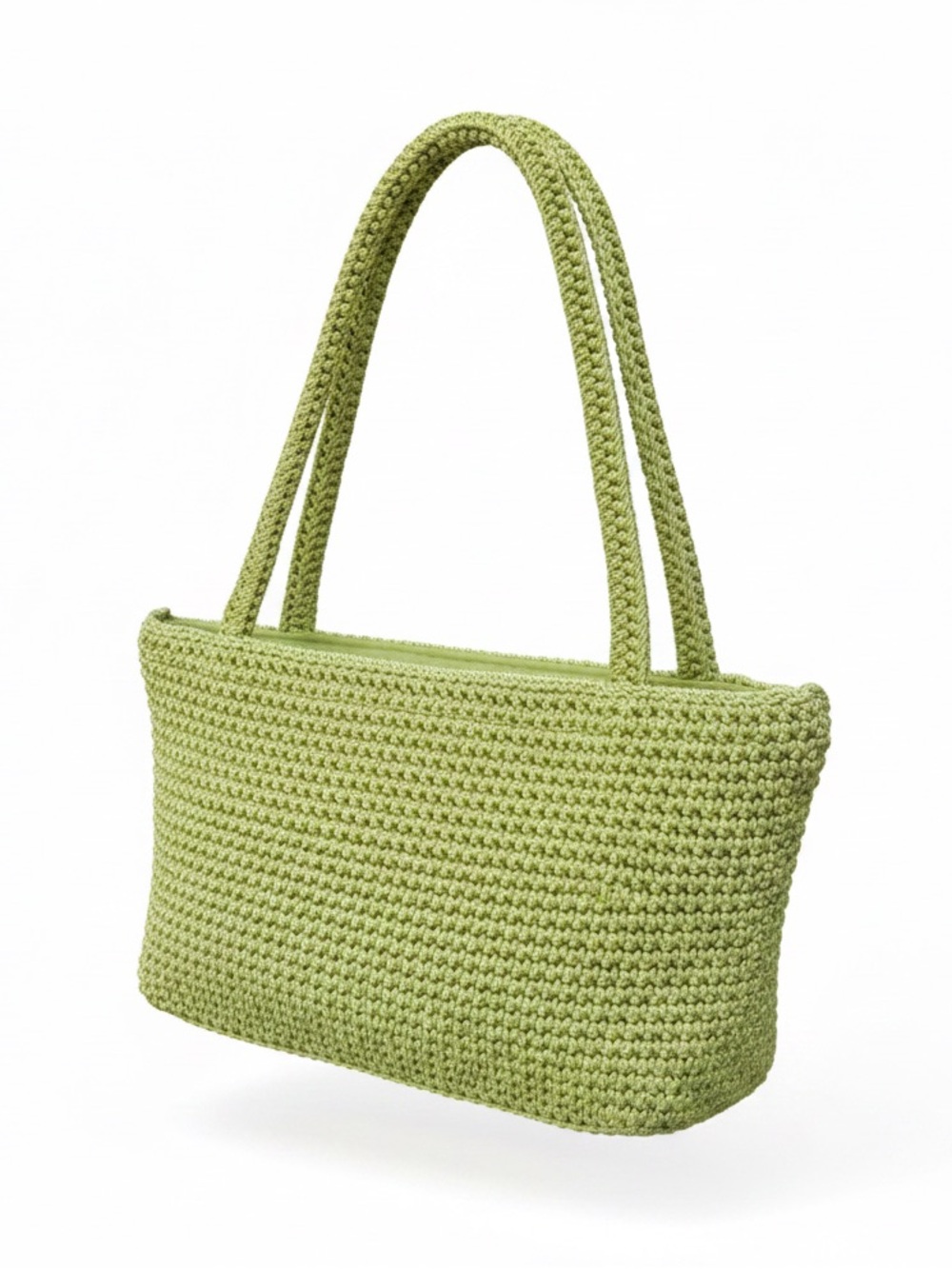 The Sak Lime Green Crochet Shoulder Bag